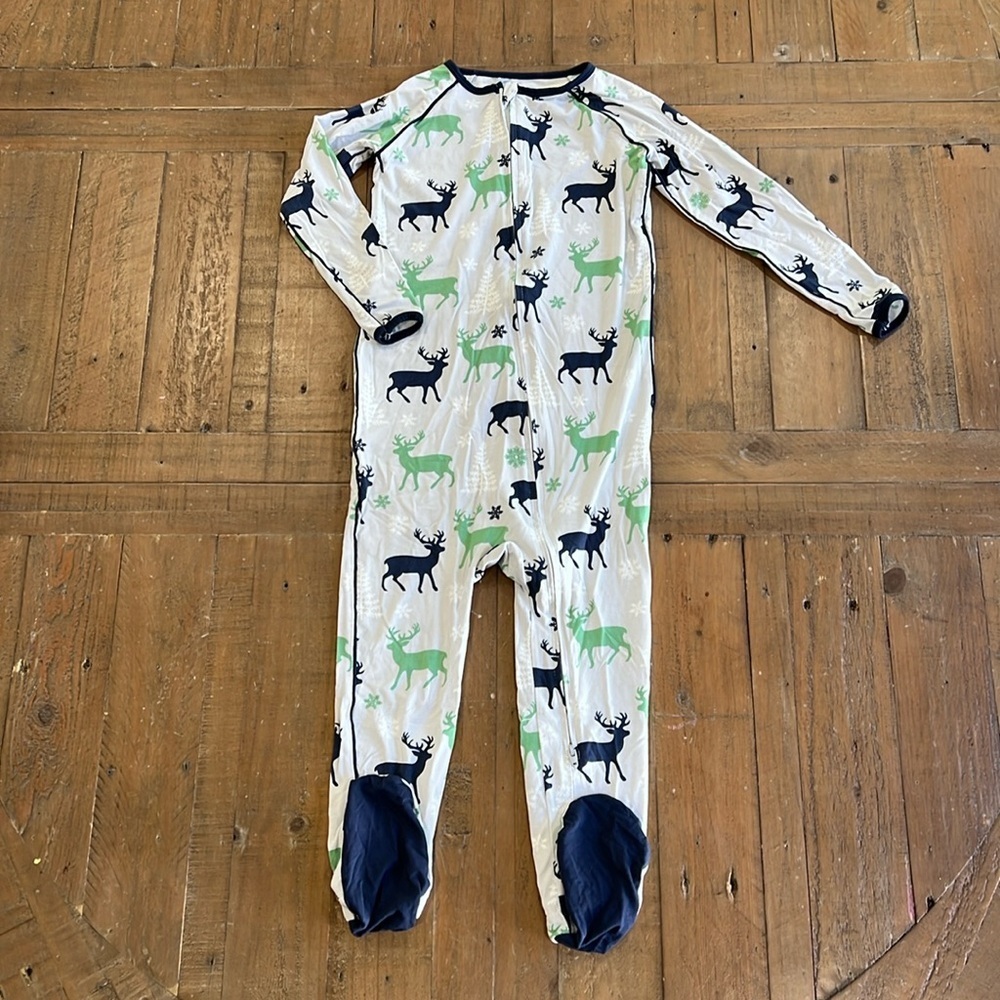 Sweet bamboo winter deer bamboo pajamas